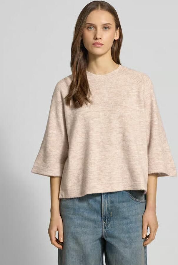 Only Oversized gebreide pullover met 3 4-mouwen model 'SIMONI' - Foto 11