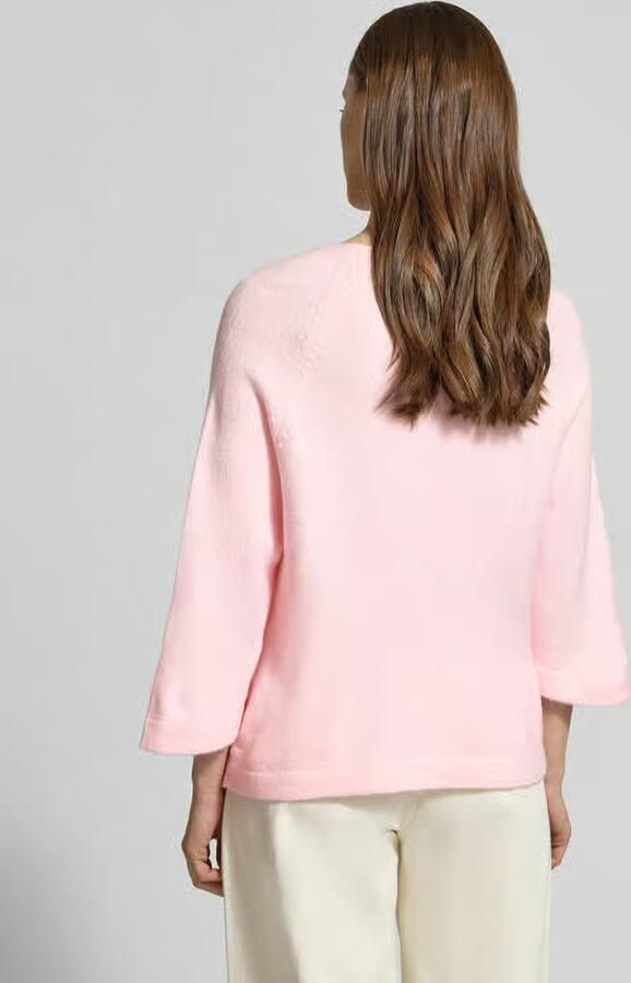 Only Oversized gebreide trui met 3 4-mouw model 'SIMONI' - Foto 6