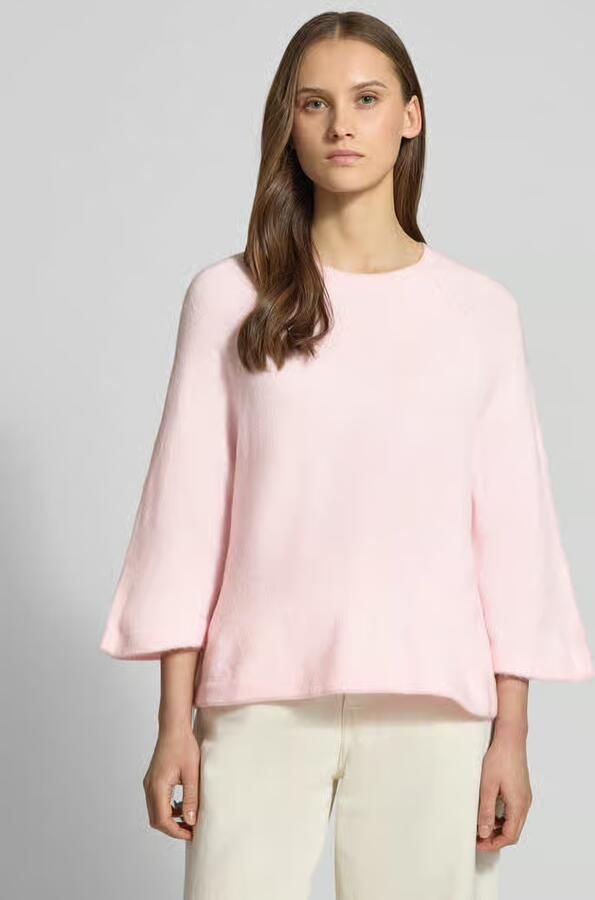 Only Oversized gebreide trui met 3 4-mouw model 'SIMONI' - Foto 5
