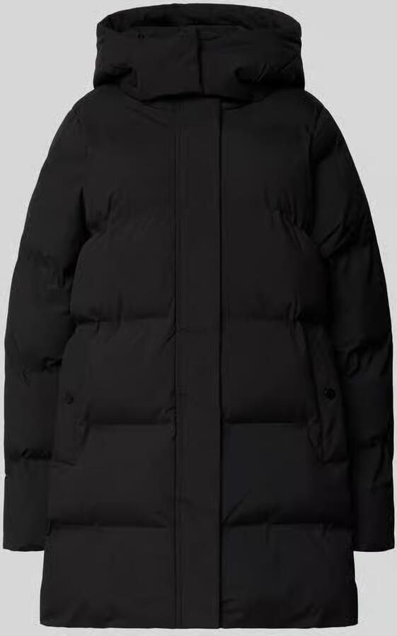 Only Oversized gewatteerde lange jas met capuchon model 'JOSIE'