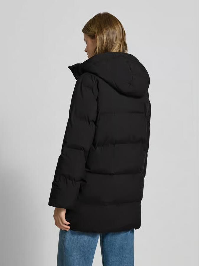 Only Oversized gewatteerde lange jas met capuchon model 'JOSIE'