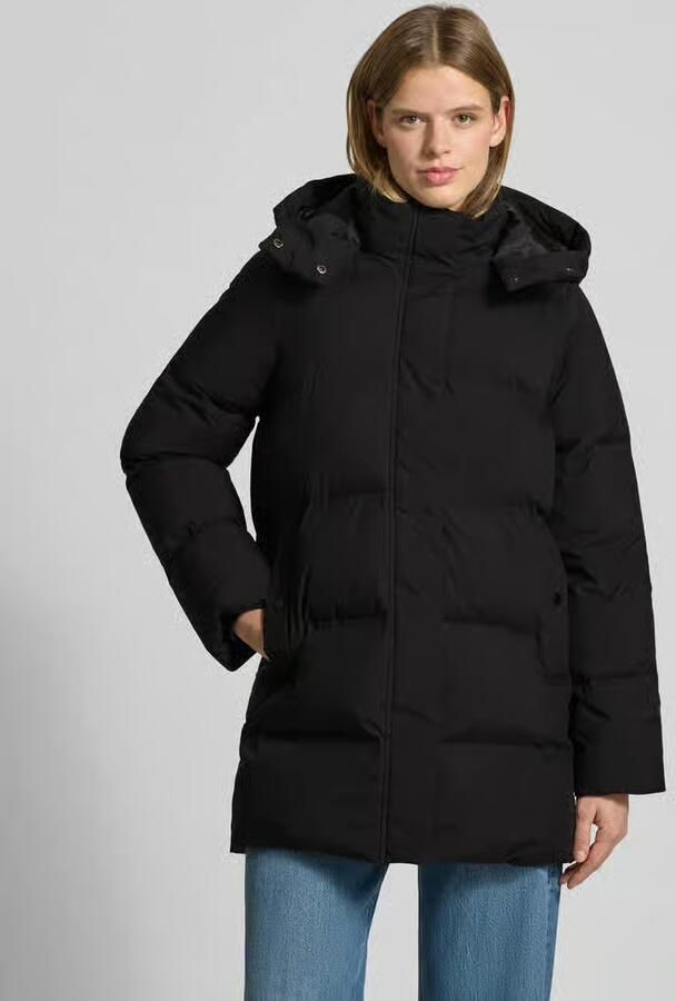 Only Oversized gewatteerde lange jas met capuchon model 'JOSIE' - Foto 3