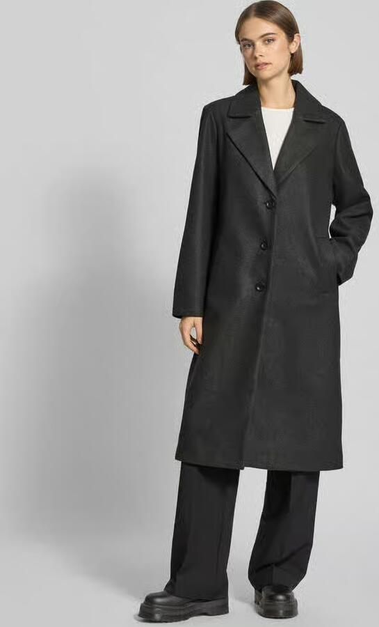 Only Oversized lange jas met reverskraag model 'LISA LIFE' - Foto 2