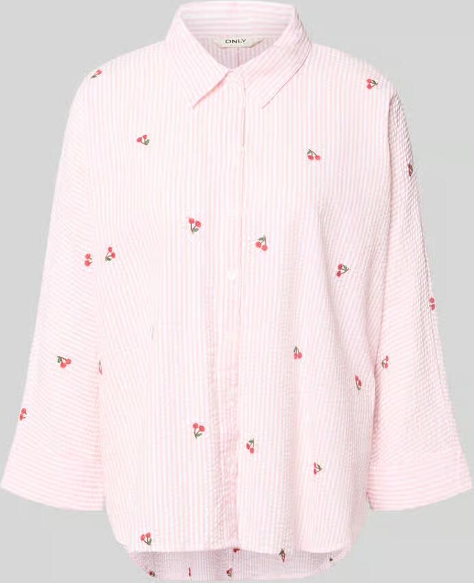 Only Oversized overhemdblouse van puur katoen model 'NEW LINA GRACE' - Foto 2