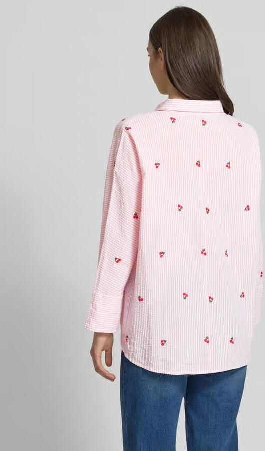 Only Oversized overhemdblouse van puur katoen model 'NEW LINA GRACE'