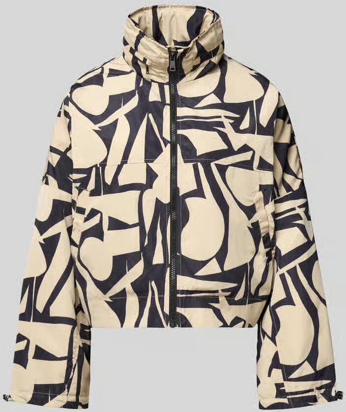 Only Oversized overhemdjack met all-over motief Model 'BETTY BATSLEEVE' - Foto 2