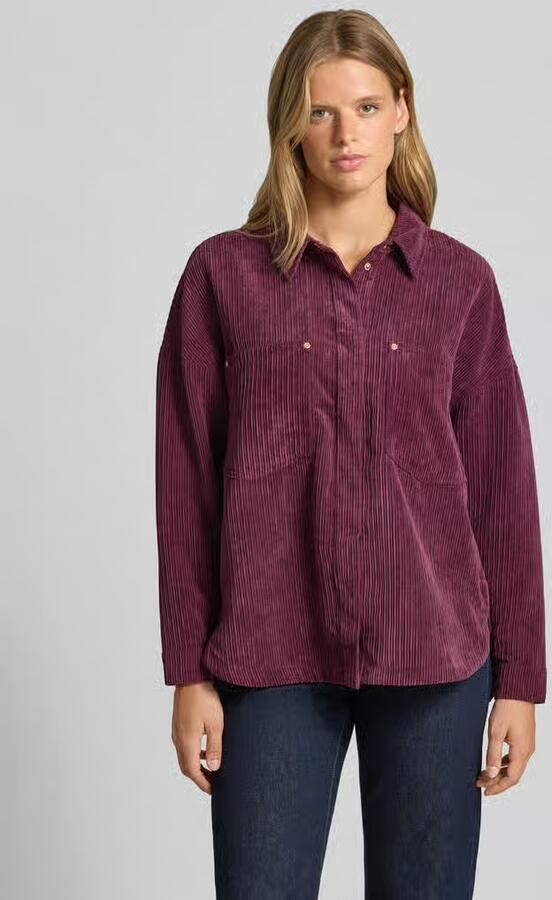 Only Oversized overhemdjack met verborgen drukknoopsluiting model 'JANINE-RAI' - Foto 2