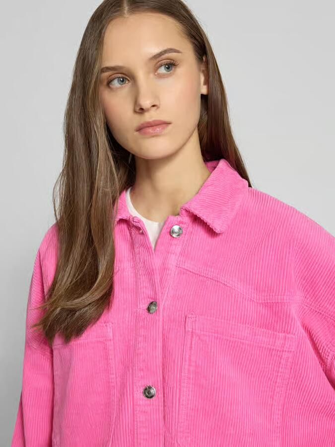 Only Regular fit corduroy jack van puur katoen model 'LATY-BITTEN'