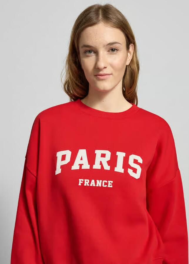 Only Oversized sweatshirt van katoenmix model 'SWEAT LIFE' - Foto 3