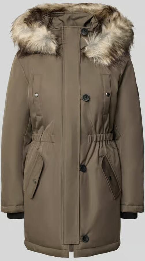 Only parka met afneembare capuchon van imitatiebont - Foto 5