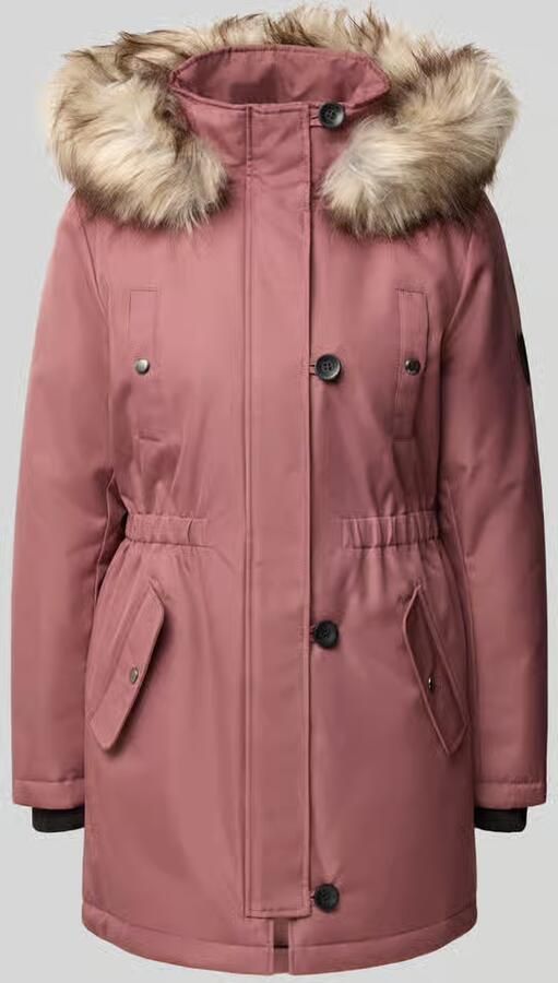 Only Getailleerde parka met imitatiebont model 'IRIS' - Foto 6
