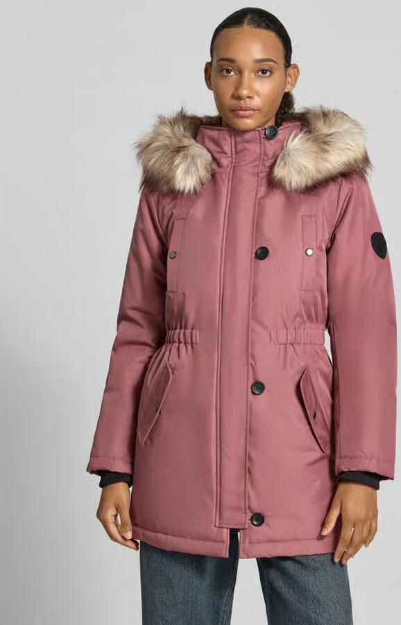 Only Getailleerde parka met imitatiebont model 'IRIS' - Foto 4