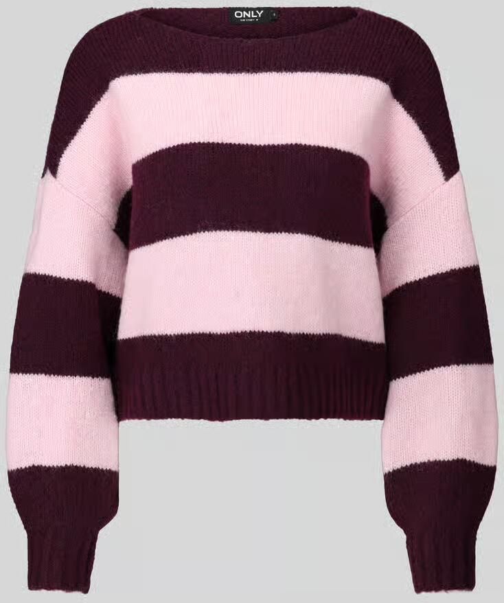 Only Pullover met boothals