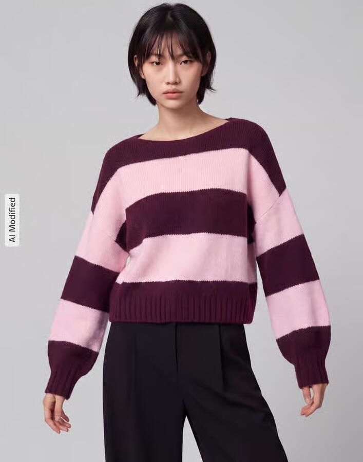 Only Pullover met boothals - Foto 2
