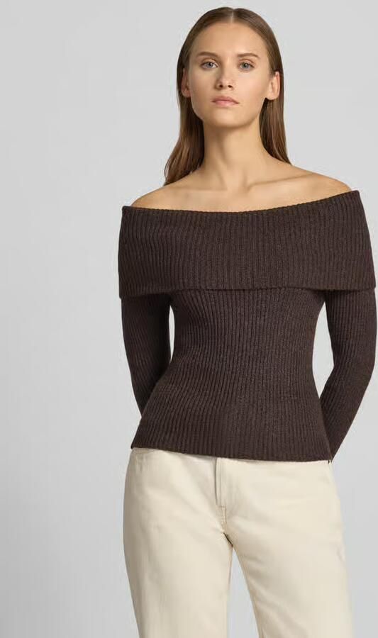 Only Katia Off Shoulder Trui Dames - Foto 4