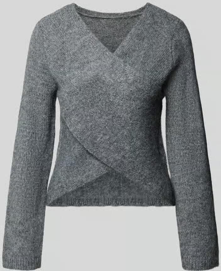 Only Pullover met wikkellook model 'ONLMAGGIE'