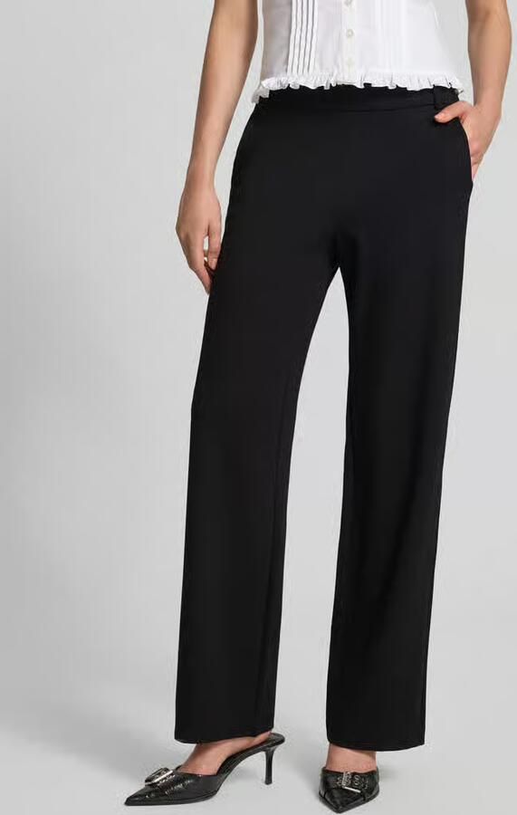 Only Straight leg pantalon met brede tailleband model 'POPTRASH' - Foto 9