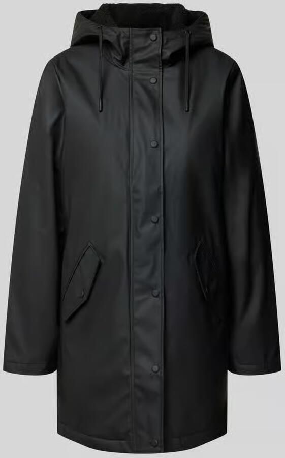 Only Functionele jas ONLSALLY RAINCOAT OTW NOOS met capuchon en voering van teddy-pluche - Foto 5