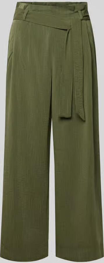Only Regular fit broek met taille in paperbagstijl model 'MARSA' - Foto 3