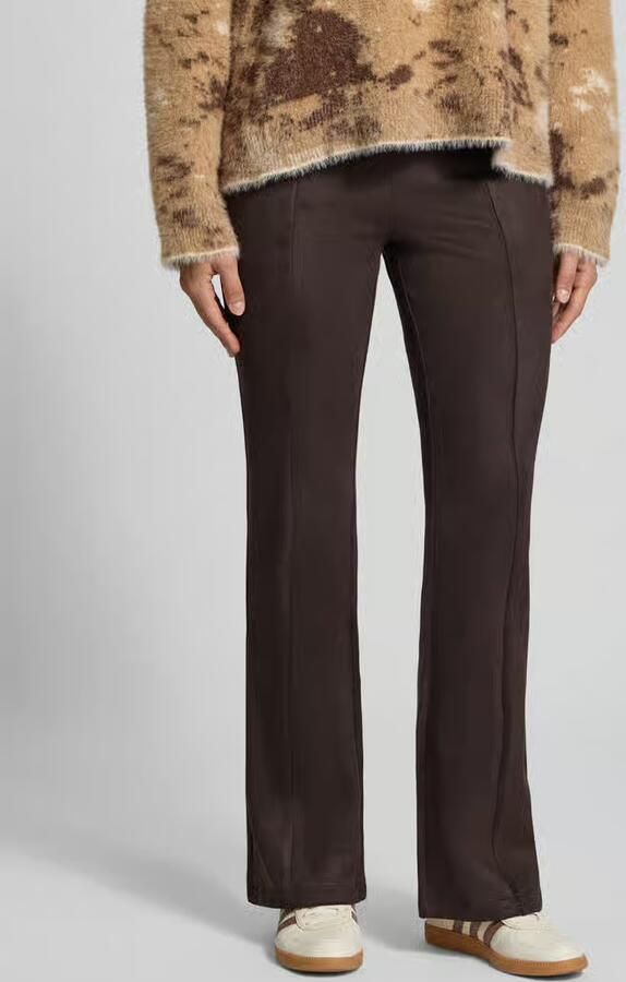 Only Regular fit bell bottom met vaste persplooien model 'ABENA' - Foto 5