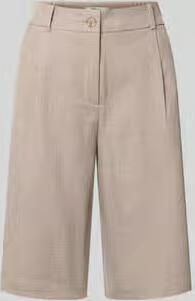 Only regular fit bermuda s met bandplooi model 'LINDA' - Foto 5