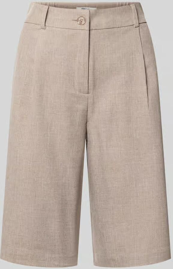 Only regular fit bermuda s met bandplooi model 'LINDA' - Foto 5