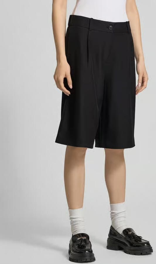 Only regular fit bermuda s met bandplooi model 'LINDA' - Foto 4