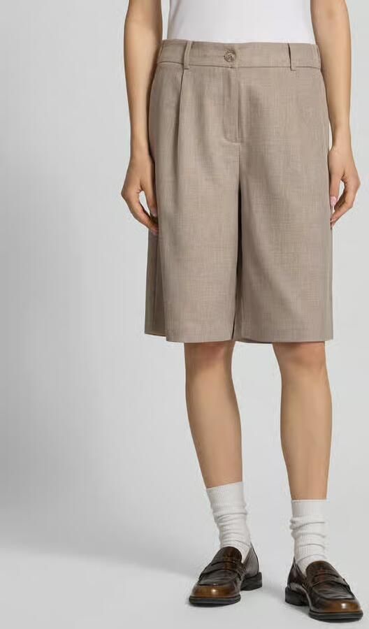 Only regular fit bermuda s met bandplooi model 'LINDA' - Foto 7