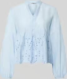Only regular fit blouse van puur katoen model 'DEWINA'