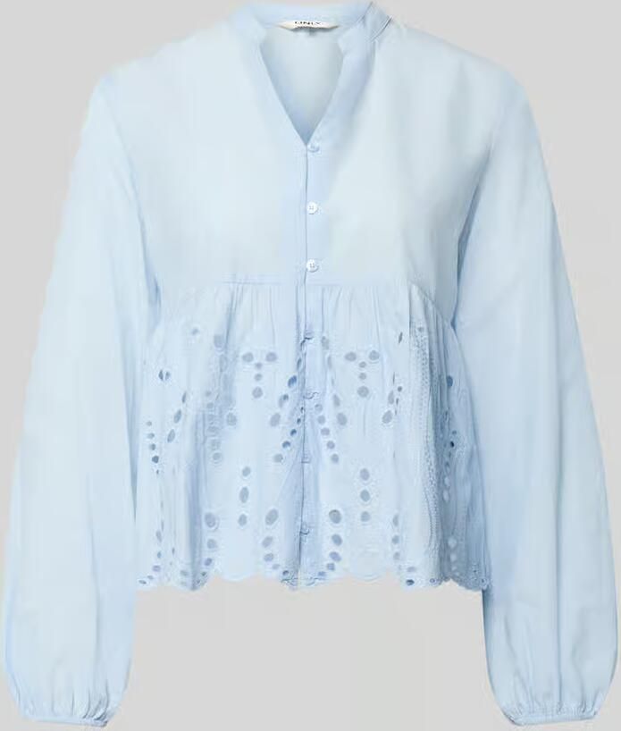 Only regular fit blouse van puur katoen model 'DEWINA' - Foto 2