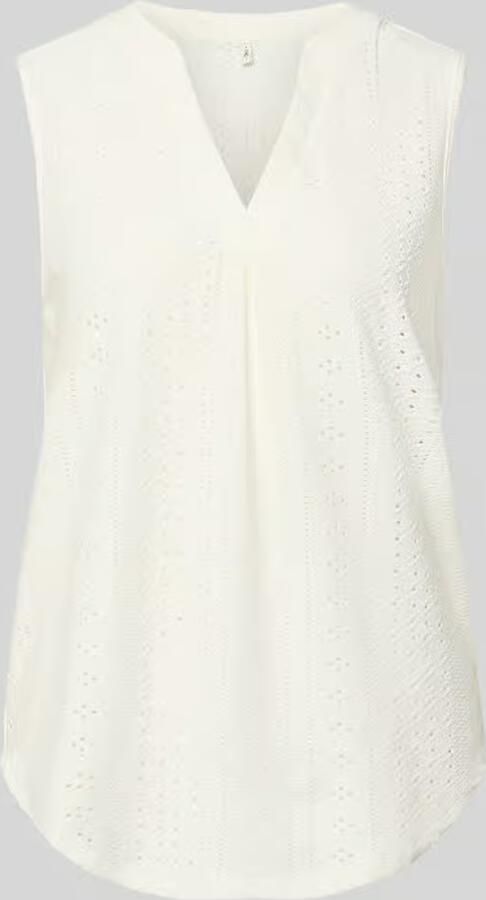 Only regular fit blousetop met ajourwerk model 'SANDRA' - Foto 2