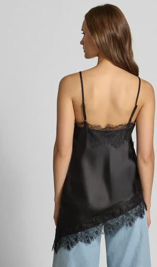 Only Regular fit blousetop met kant model 'INDONA' - Foto 5