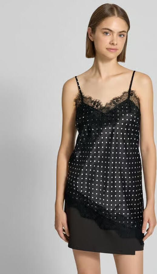 Only Regular fit blousetop met kant model 'INDONA' - Foto 5
