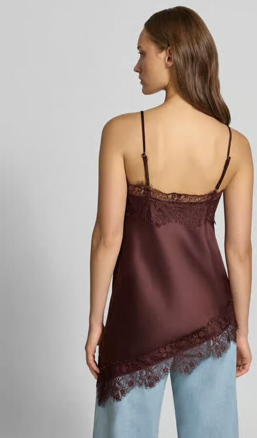 Only Regular fit blousetop met kant model 'INDONA' - Foto 3