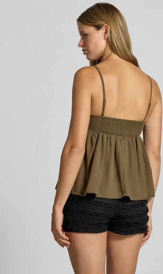 Only Regular fit blousetop met parelborduursel model 'JAVUN' - Foto 3
