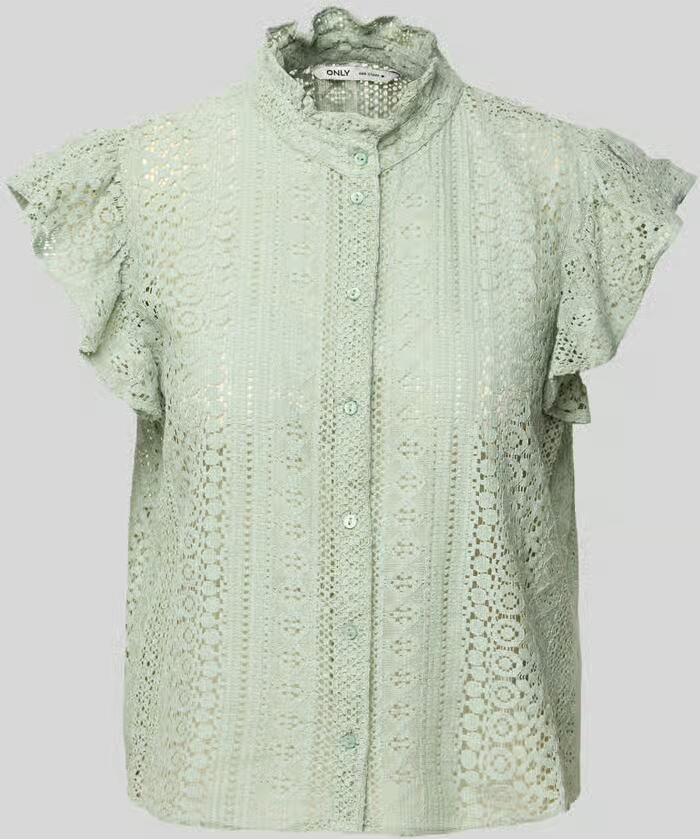 Only Regular fit blousetop van kant model 'GABINA' - Foto 2