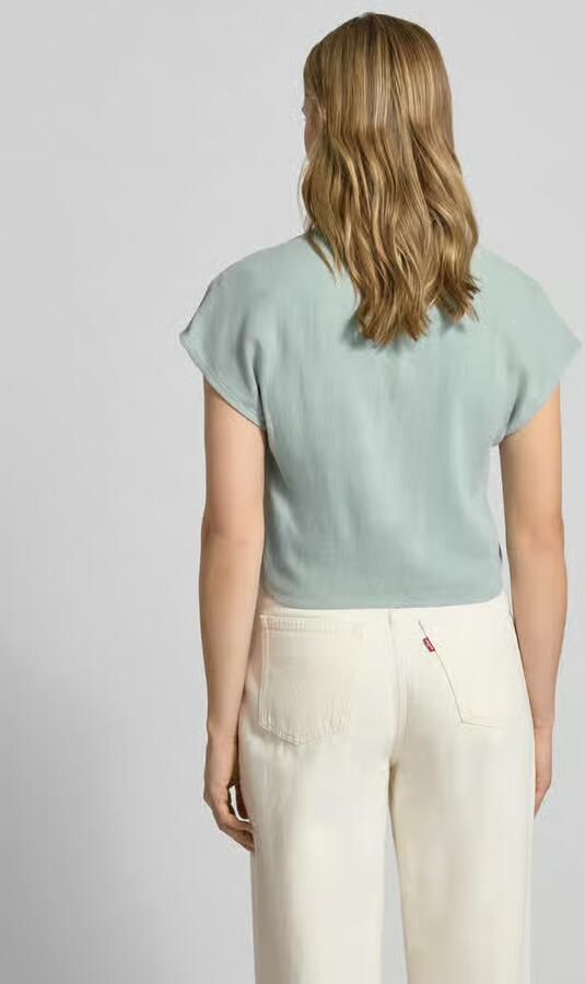 Only Regular fit blouse van een mix van viscose en linnen model 'SIESTA' - Foto 3