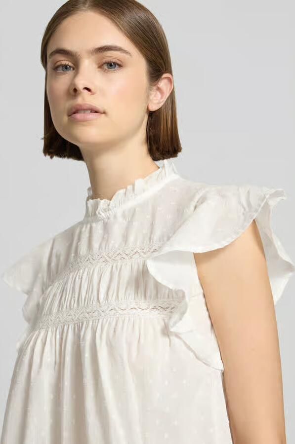 Only Regular fit blousetop van puur katoen model 'KATTI' - Foto 4