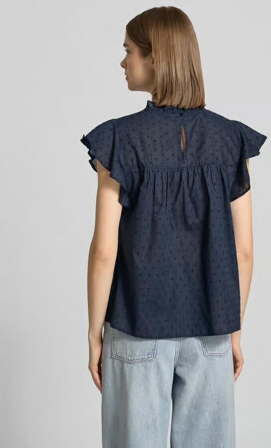 Only regular fit blousetop van puur katoen model 'KATTI' - Foto 5
