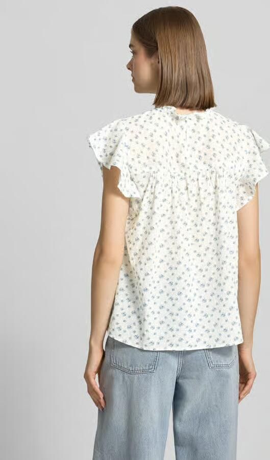 Only regular fit blousetop van puur katoen model 'KATTI' - Foto 3