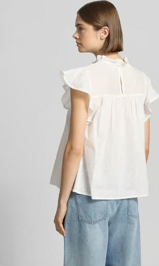 Only regular fit blousetop van puur katoen model 'KATTI' - Foto 5