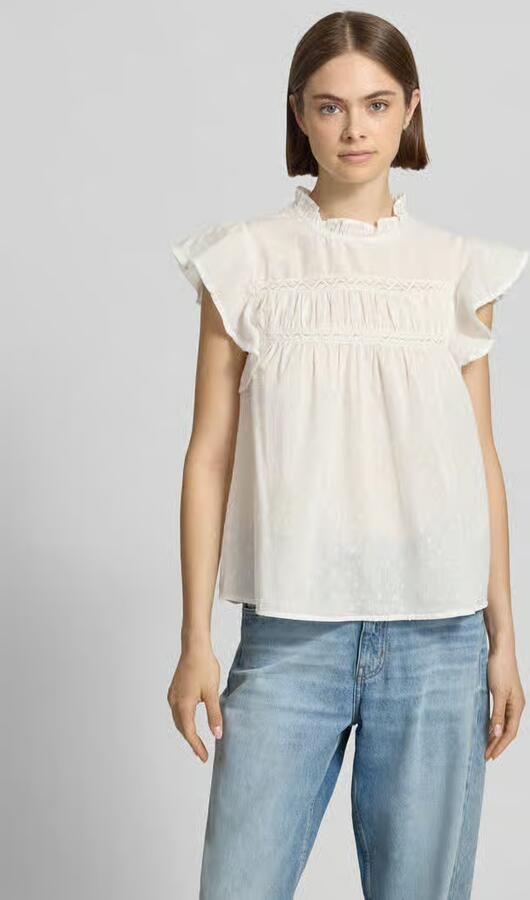 Only regular fit blousetop van puur katoen model 'KATTI' - Foto 6