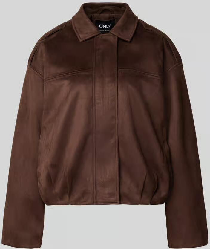 Only Regular fit blouson in leerlook model 'AMBER'