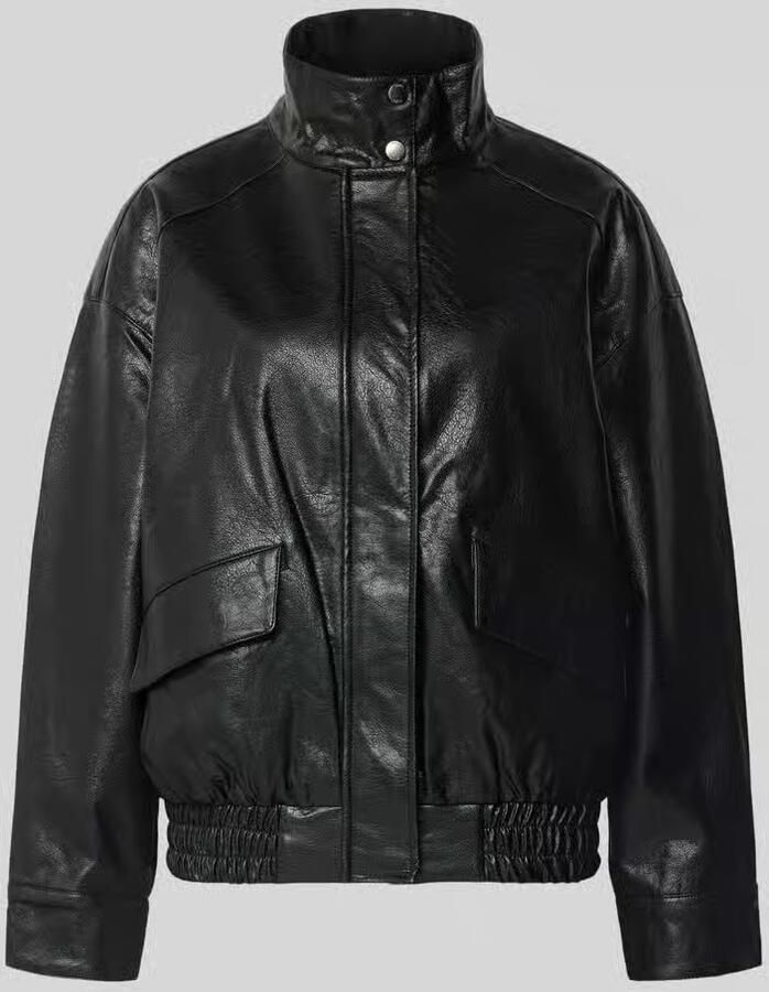 Only regular fit blouson in leerlook model 'JULIA' - Foto 4