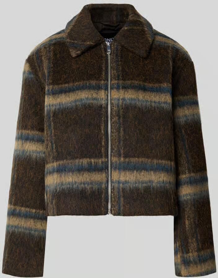 Only Regular fit blouson met platte kraag model 'KATE'