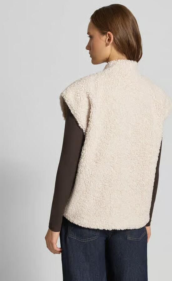 Only regular fit bodywarmer in teddystof model 'NAYA' - Foto 5