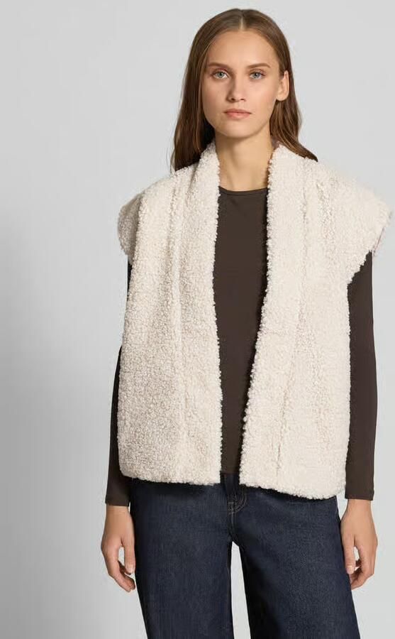 Only regular fit bodywarmer in teddystof model 'NAYA' - Foto 4