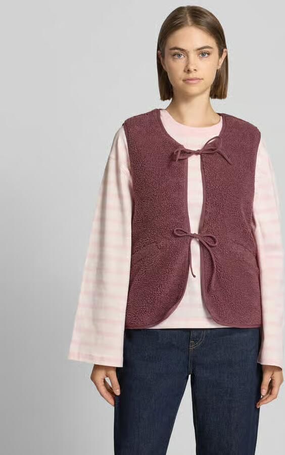 Only Regular fit bodywarmer met vetersluiting model 'BABY' - Foto 2