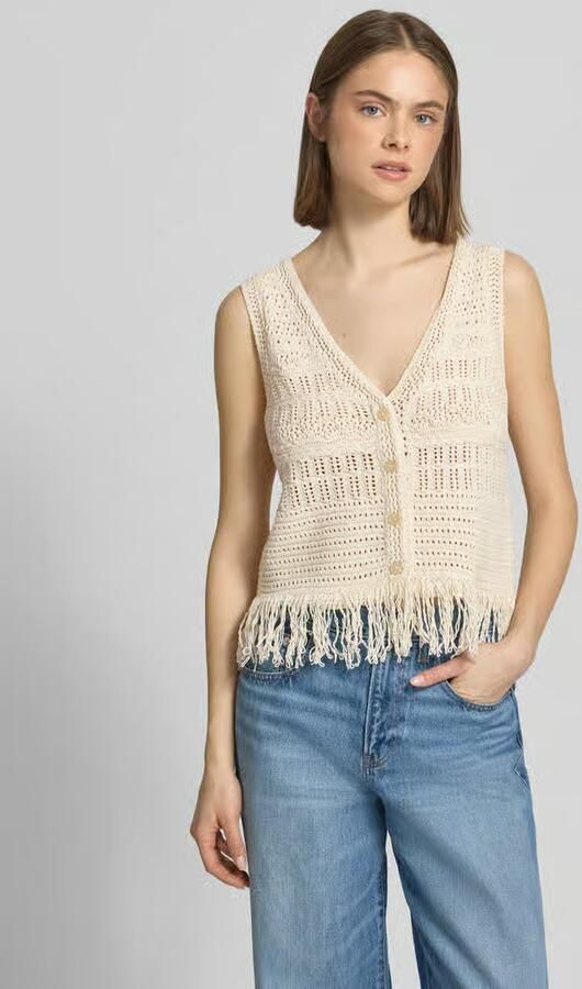 Only regular fit bodywarmer van katoenmix model 'ALIX' - Foto 4
