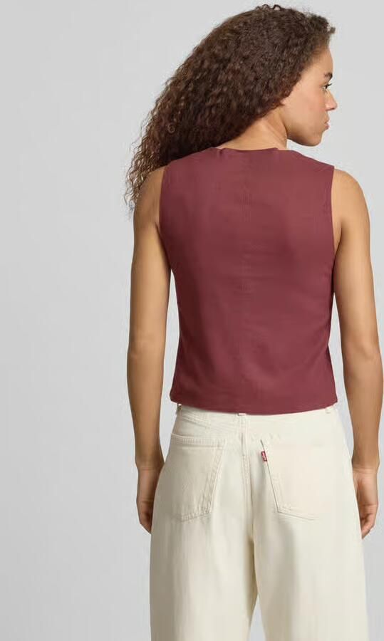 Only regular fit bodywarmer van mix van viscose en linnen model 'GOA' - Foto 3